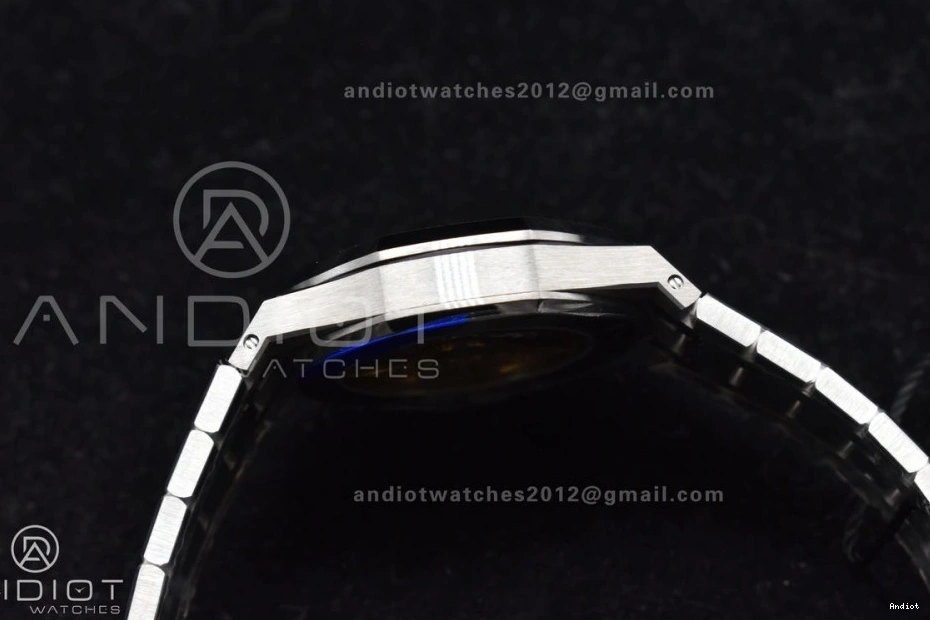 Royal Oak SS on Super Clone Dial Gray SS Edition Best Bracelet 1:1 SA3120 Textured 37mm ZF 15450 0509